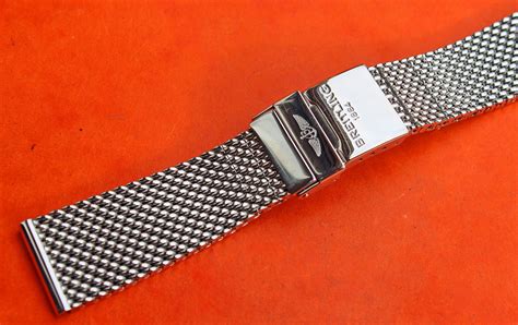 breitling mesh strap|aftermarket Breitling straps.